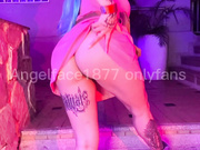 Angelface18 as Dirty Slut Bulma: Flexible Cosplay Pounding 💦🍆