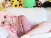 Ashe Maree Tettona Cosplay Jigglypuff: Esplosione Tette Tremanti 💦🔥