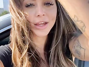 Dakota James Sexe Fou en Voiture - BJ Baveuse & Creampie Explosif 💦🚗🔥