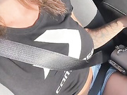 Dakota James Wild Car Sex Pounding & Cum Explosion 💦🔥🍆