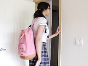 DelightfulHug Schoolgirl ATM Frenzy: Ass-to-Mouth Ecstasy 💦🍆