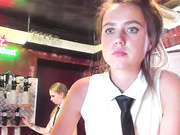 Wild Dirtypub Show: Public Slut Pounded in Packed Pub 💦🔥