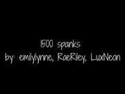 Emilylynne RaeRiley LuxNeon GGG Spank Lesbijskie Trio Szaleństwo 💦🍑🔥