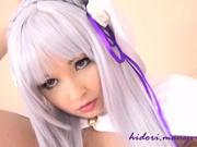 Hidori633 Re:Zero Emilia Satin Panty Tease Explosion 💦🔥