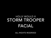 Hollywouldx Stormtrooper Facial: Cosplay Slut Gets Covered 💦