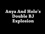 Holothewisewulff & Anya96 Sloppy Double BJ Cum Blast 🔥💦