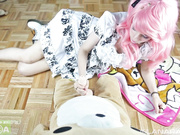 Goth Loli Lana Rain Ssie i Jedzie na Gigantycznym Dildo Teddy 💦🔥