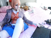 Lana Rain as Sayori DDLC Wild Masturbation Frenzy 💦🔥