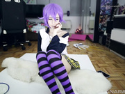 Lana Rain's Icy Mizore Shirayuki Cosplay Dildo Slam 💦🔥