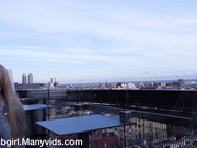 LittleSubGirl's Epic Anal Squirt Explosion on Rooftop 💦🔥