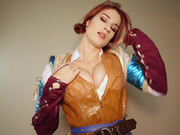 MiaRand Triss Merigold Cosplay Facial Cum Blast 💦👄