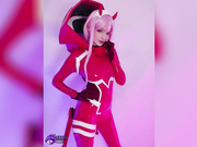 Pitykitty as Zero Two: Flexible Cosplay Slut Begs Darling 💦🍆