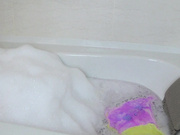 Rockette Rose's Slippery Glass Dildo Bath Explosion 💦🔥