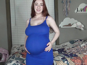 40 Weeks Pregnant Lil Purrmaid Horny Wife Craves Creampie 💦🍆